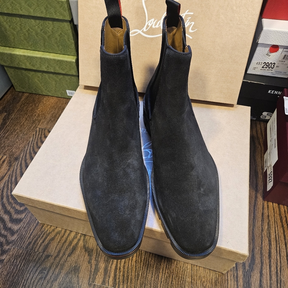 Christian Louboutin Alpinosol Suede Boot Men's Size 42 - Picture 3 of 8